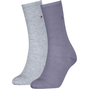 Tommy Hilfiger Sock Casual (2-pack), dames sokken, lila
