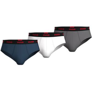 HUGO hipster briefs (3-pack), heren slips, multicolor (set met verschillende kleuren)