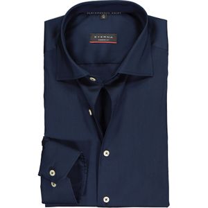 ETERNA modern fit overhemd, superstretch lyocell heren overhemd, donkerblauw 40