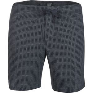 SCHIESSER Mix+Relax lounge broek, korte pijpen, dun, blauw geruit