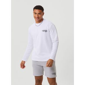 Bjorn Borg Ace heavy jersey ls T-shirt, wit