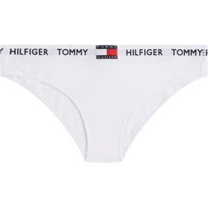 Tommy Hilfiger dames Tommy 85 bikini slip (1-pack), wit -  Maat: S