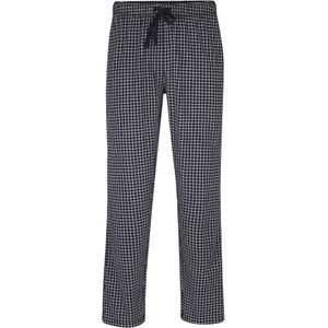 Ceceba heren pyjamabroek lang, donkerblauw met wit geruit -  Maat: 4XL