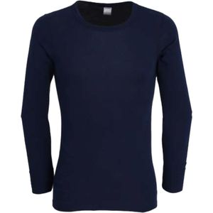 Ceceba heren T-shirt lange mouw met O-hals (1-pack), donkerblauw