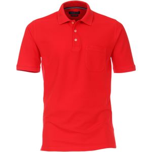 CASA MODA comfort fit heren polo, Rood