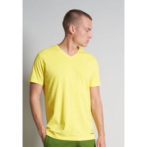 Ceceba heren T-shirt V-hals (1-pack), geel -  Maat: 7XL