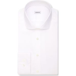 Seidensticker regular fit overhemd, popeline, wit geruit