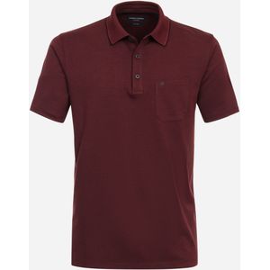 CASA MODA comfort fit heren polo, rood -  Maat: L