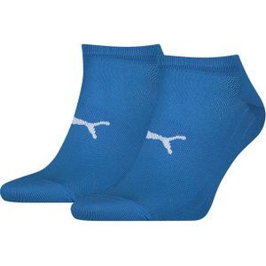 Puma Sport Light Sneaker (2-pack),  enkelsokken, blauw -  Maat: 39-42