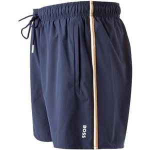 HUGO BOSS Iconic swim shorts, heren zwembroek, navy blauw