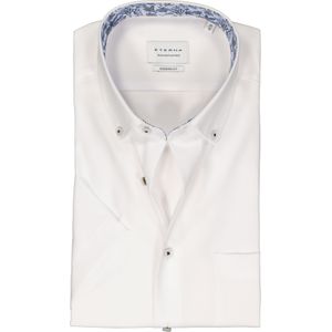 ETERNA modern fit overhemd korte mouw, Oxford, wit (contrast) 46
