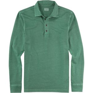 OLYMP Level Five Casual body fit polo, groen -  Maat: XL