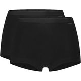 TEN CATE Basics women shorts (2-pack), dames Shorts middelhoge taille, zwart -  Maat: XL