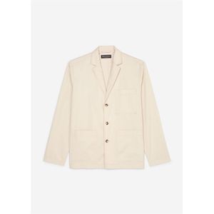Marc O'Polo relaxed fit heren overshirt, beige