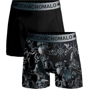 Muchachomalo boxershorts, heren boxers normale lengte (2-pack), Free As A Bird Explore -  Maat: S