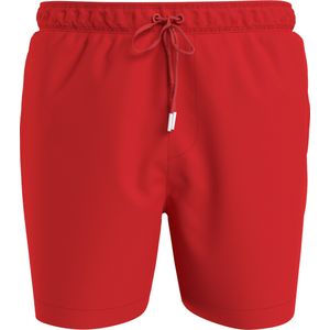 Calvin Klein Medium Drawstring swimshort, heren zwembroek, rood -  Maat: S