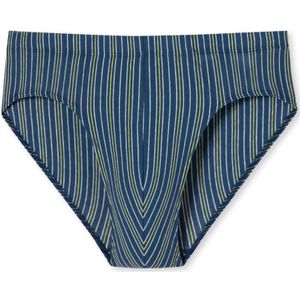 SCHIESSER 95/5 slip (1-pack), heren supermini organisch katoen strepen admiraal - Maat: S