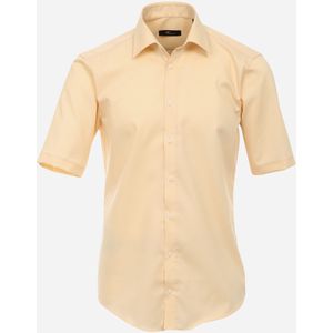 VENTI modern fit overhemd, korte mouw, popeline, oranje 48