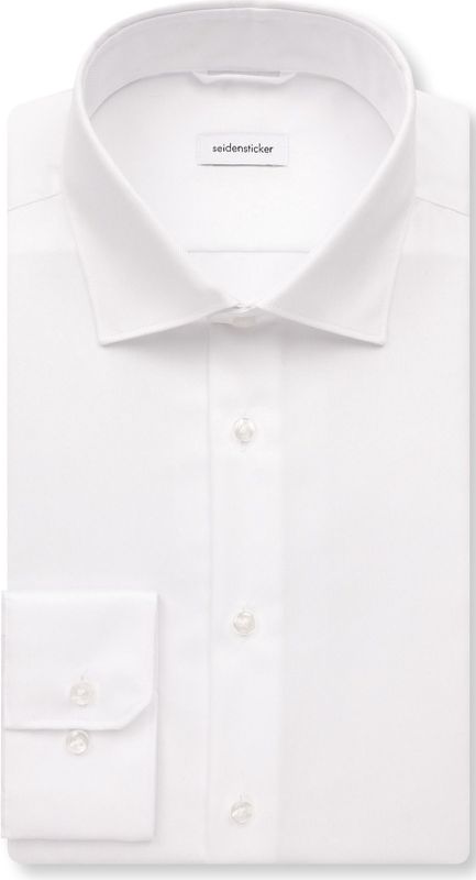 Seidensticker x-slim fit overhemd, popeline, wit
