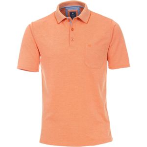 Redmond regular fit poloshirt, oranje melange -  Maat: 5XL