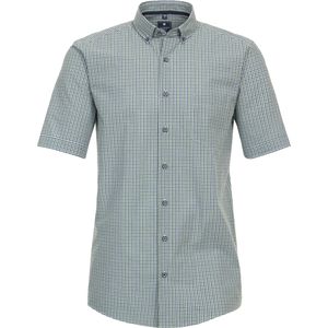 Redmond - Overhemd - Korte Mouwen - Seersucker - Blauw - Heren