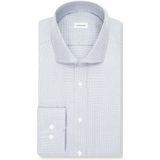 Seidensticker regular fit overhemd, structuur, groen