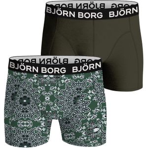 Bjorn Borg Bamboo Cotton Blend boxers, heren boxers normale lengte (2-pack), multicolor -  Maat: L