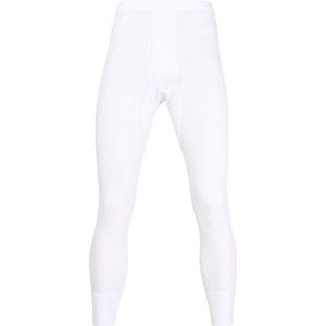 Gotzburg heren lange onderbroek met gulp (1-pack), wit