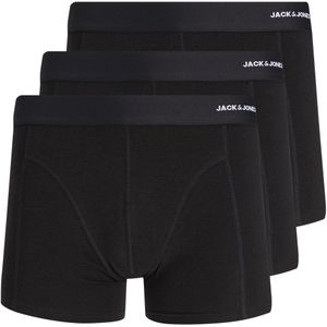 JACK & JONES Jacbasic bamboo trunks (3-pack), heren boxers normale lengte, zwart -  Maat: XXL