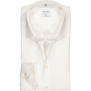 Seidensticker slim fit overhemd, off-white 42
