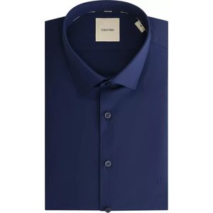 Calvin Klein slim fit overhemd, donkerblauw