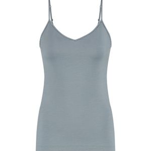 TEN CATE Secrets women spaghetti top v-neck (1-pack), dames singlet, blauw