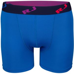 RJ Bodywear Pure Color boxershort (1-pack), heren boxer lang, microfiber, blauw