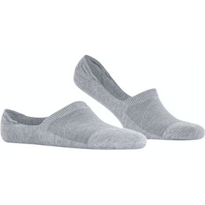 Burlington Athleisure heren invisible sokken, grijs (light grey mel.) -  Maat: 39-42