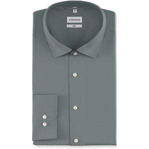 Seidensticker x-slim fit overhemd, popeline, groen