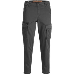 JACK & JONES Ace Dex Tapered loose fit, heren cargo broek, donkergrijs -  Maat: 28/36