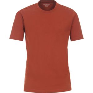 CASA MODA comfort fit heren T-shirt, oranje -  Maat: 7XL