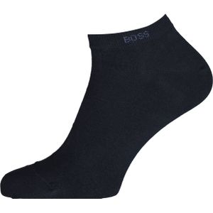 BOSS enkelsokken (2-pack), heren sneaker sokken katoen, donkerblauw -  Maat: 39-42