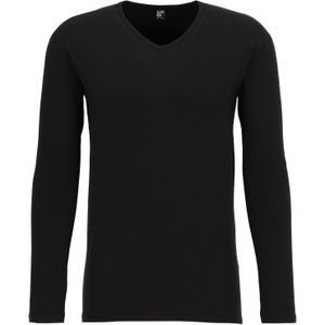 Alan Red Oslo Long Sleeve Heren T-shirt Zwart V-Hals Body Fit 2-Pack