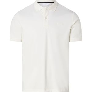 Calvin Klein Smooth Cotton Slim Polo, off white -  Maat: L