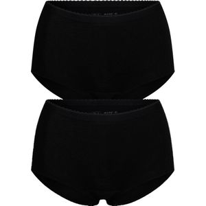 RJ Bodywear Everyday dames Middelburg short (2-pack), zwart -  Maat: XL