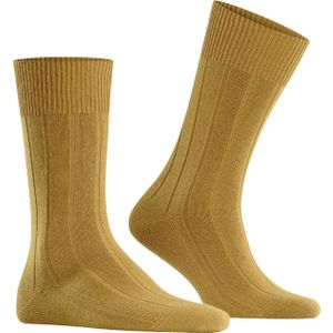 FALKE Lhasa Rib herensokken, licht olijfgroen (brass)