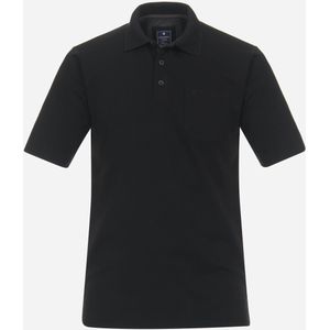 Redmond regular fit heren polo, jersey, zwart