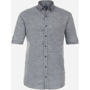 3 voor 99 | Redmond comfort fit overhemd, korte mouw, popeline, blauw 39/40