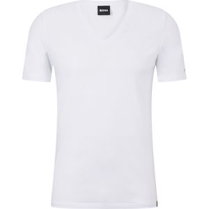 HUGO BOSS Motion stretch T-shirt slim fit (1-pack), heren T-shirt V-hals, wit -  Maat: S