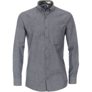 3 voor 99 | Redmond comfort fit overhemd, popeline weving, blauw 47/48