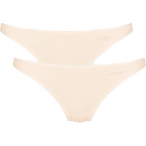 Sloggi Women GO Mini (2-pack), dames slip, beige -  Maat: XS