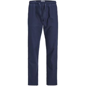 JACK & JONES Kane Summer Linen Blend Jogger loose fit, heren chino, blauw