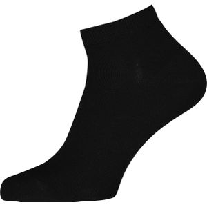 FALKE Happy heren enkelsokken (2-pack), zwart -  Maat: 43-46