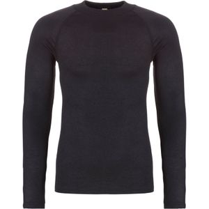 TEN CATE Thermo men long sleeve, heren thermo T-shirt lange mouw en O-hals, zwart -  Maat: L